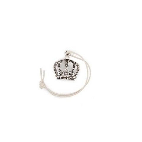 CIONDOLO CORONA SILVER 2CM